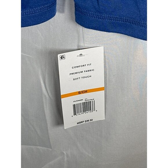 Perry Ellis Portfolio Men's Solid Long-Sleeve Pajama T-Shirt - Blue, NWT, Size S - Picture 5 of 6